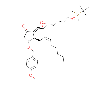 (3R,4R,E)-2-(((2R,3R)-3-(4-((tert-butyldimethylsilyl)oxy)butyl)oxiran-2-yl)methylene)-4-((4-methoxybenzyl)oxy)-3-((Z)-oct-2-en-1-yl)cyclopentanone