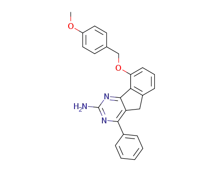 9-(4-methoxy-benzyloxy)-4-phenyl-5H-indeno[1,2-d]pyrimidin-2-ylamine