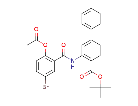 tert-butyl 2-(2-acetoxy-5-bromobenzamido)-4-phenylbenzoate