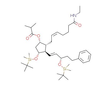 11,15-di-tert-butyldimethylsilyloxy-9-isobutyryl-bimatoprost