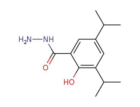 Molecular Structure of 30991-43-6 (2-HYDROXY-3,5-DIISOPROPYLBENZOHYDRAZIDE)