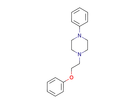 Molecular Structure of 1037-20-3 (1-(2-phenoxyethyl)-4-phenyl-piperazine)