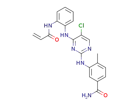 3-(4-(2-acrylamidophenylamino)-5-chloropyrimidin-2-ylamino)-4-methylbenzamide
