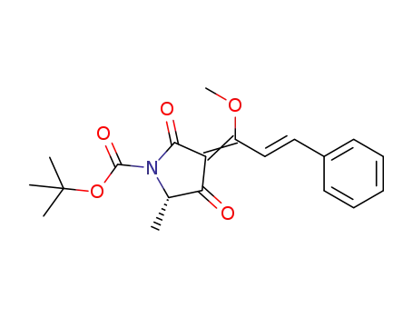(5S)-N-tert-butoxycarbonyl-3-[(E)-1'-methoxy-3'-phenylallylidene]-5-methylpyrrolidine-2,4-dione