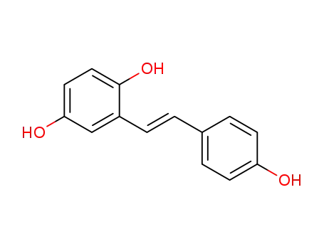 2-[(1E)-2-(4-hydroxyphenyl)ethenyl]-1,4-benzenediol