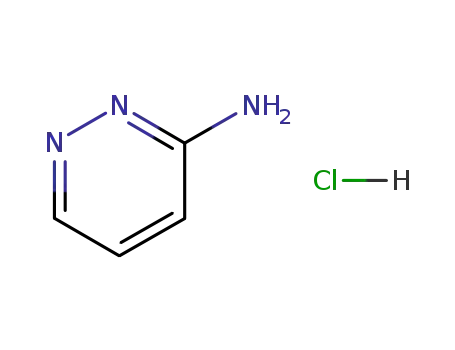 Molecular Structure of 89203-22-5 (3-Aminopyridazine hydrochloride)