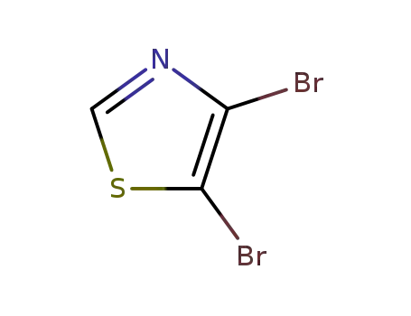 Molecular Structure of 67594-67-6 (4,5-Dibromothiazole)