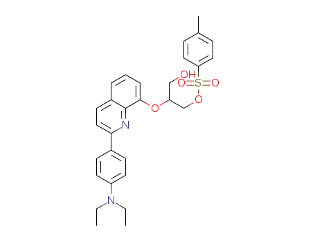 2-(4-diethylaminophenyl)-8-(2-hydroxy-1-tosyloxymethylethoxy)quinoline