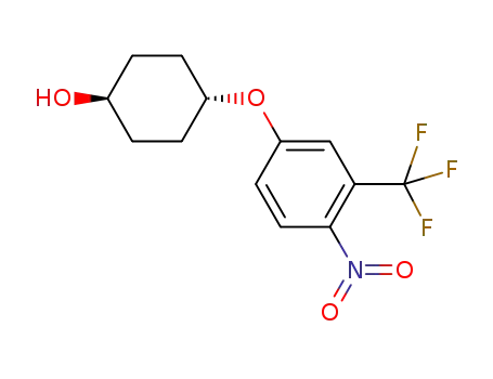 Molecular Structure of 1258838-29-7 (4-(4-nitro-3-trifluoromethylphenoxy)cyclohexanol)