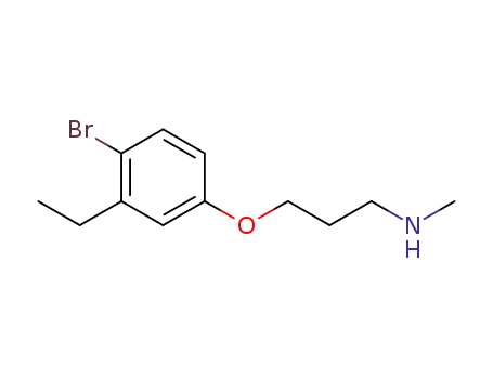3-[(4-bromo-3-ethylphenyl)oxy]-N-methyl-1-propanamine
