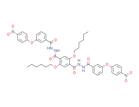 2,5-bis(hexyloxy)-N'1,N'4-bis(3-(4-nitrophenoxy)benzoyl)terephthalohydrazide