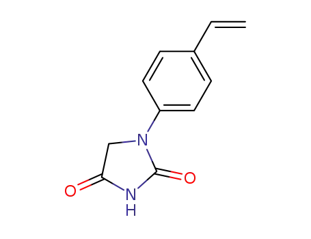Molecular Structure of 1345029-18-6 (1-(4-vinylphenyl)hydantoin)