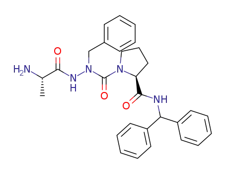 (2S)-alanyl-aza-phenylalanyl-(2S)-prolyl-diphenylmethyl amide