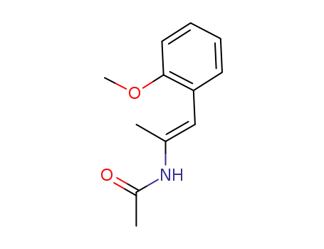 Molecular Structure of 1071023-32-9 (Acetamide, N-[(1E)-2-(2-methoxyphenyl)-1-methylethenyl]-)