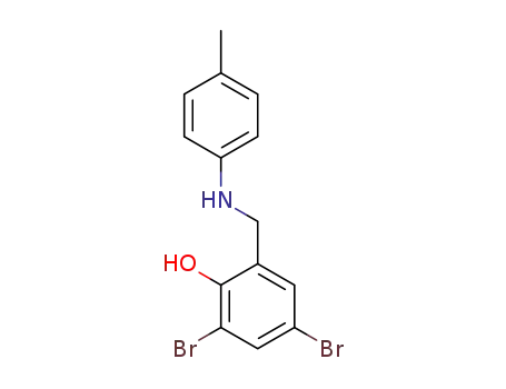 2,4-dibromo-6-((p-tolylamino)methyl)phenol