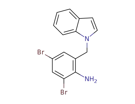 2-((1H-indol-1-yl)methyl)-4,6-dibromoaniline