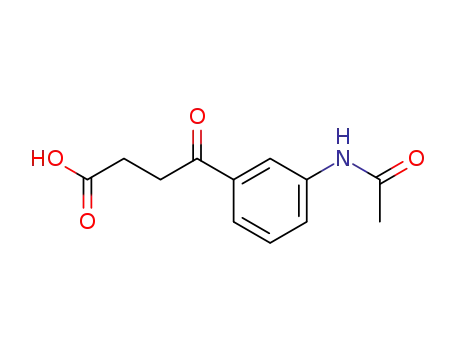 Molecular Structure of 14714-31-9 (4-[3-(acetylamino)phenyl]-4-oxobutanoic acid)