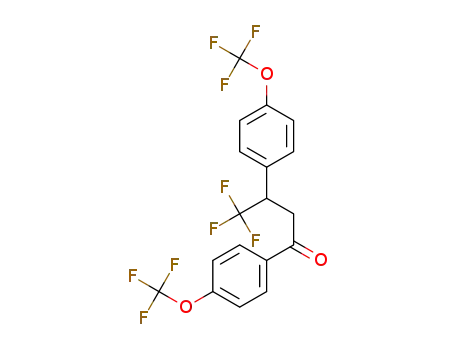 4,4,4-trifluoro-1,3-bis(4-trifluoromethoxyphenyl)butan-1-one