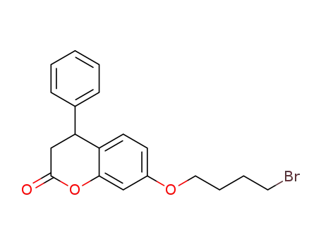7-(4-bromobutoxy)-4-phenylchroman-2-one
