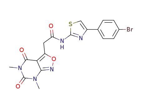 N-[4-(4-bromophenyl)-1,3-thiazol-2-yl]-2-(5,7-dimethyl-4,6-dioxo-4,5,6,7-tetrahydro[1,2]oxazolo[3,4-d]pyrimidin-3-yl)acetamide