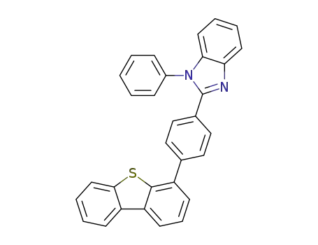 Molecular Structure of 1297270-55-3 (2-[4-(dibenzothiophen-4-yl)phenyl]-1-phenyl-1H-benzimidazole)