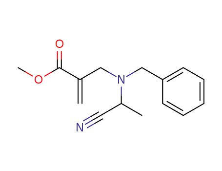 methyl 2-((benzyl(1-cyanoethyl)amino)methyl)acrylate