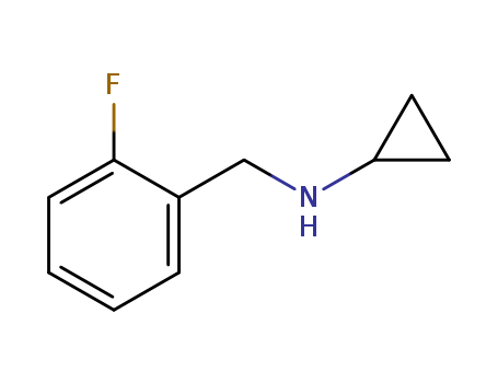 BenzeneMethanaMine, N-cyclopropyl-2-fluoro- (9CI)