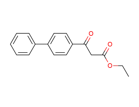 Molecular Structure of 57477-98-2 (3-BIPHENYL-4-YL-3-OXO-PROPIONIC ACID ETHYL ESTER)