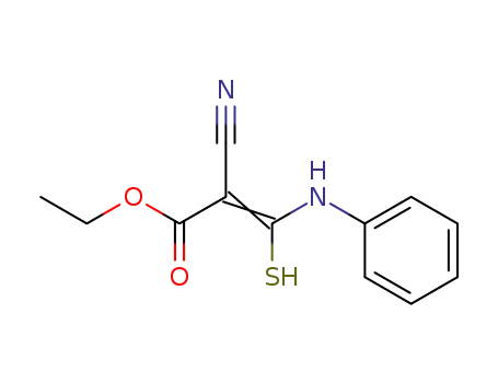 3-아닐리노-2-시아노-3-메르캅토아크릴산 에틸 에스테르