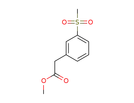 Molecular Structure of 847150-07-6 (Methyl 3-(Methylsulfonyl)phenylacetate)