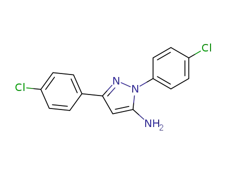 1,3-Bis(4-chlorophenyl)-1H-pyrazol-5-amine