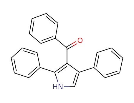 Molecular Structure of 58443-28-0 (Methanone, (2,4-diphenyl-1H-pyrrol-3-yl)phenyl-)