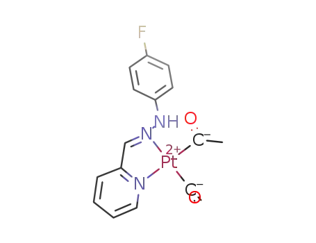 C<sub>16</sub>H<sub>16</sub>FN<sub>3</sub>O<sub>2</sub>Pt