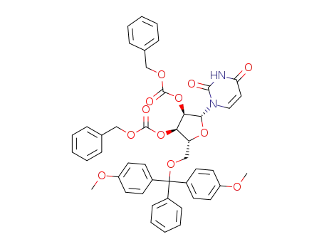 5'-O-(4,4'-dimethoxytrityl)-2'-O-,3'-O-bis(benzyloxycarbonyl)uridine