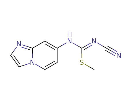 (Z)-methyl N'-cyano-N-(imidazo[1,2-a]pyridin-7-yl)carbamimidothioate