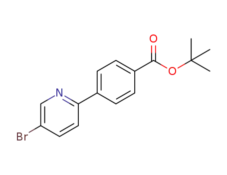 Molecular Structure of 1258878-92-0 (tert-butyl 4-(5-bromopyridin-2-yl)benzoate)
