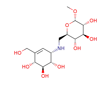 methyl 6-[5a-carba-α-D-xylo-hex-5(5a)-enopyranosylamino]-6-deoxy-α-D-glucopyranoside