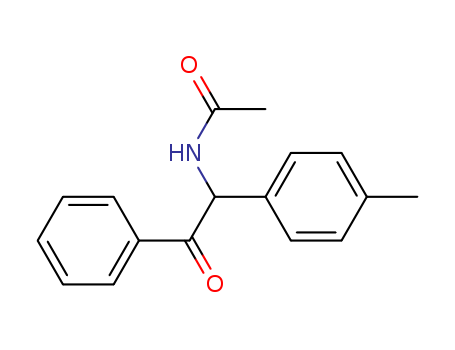 Acetamide, N-[1-(4-methylphenyl)-2-oxo-2-phenylethyl]-