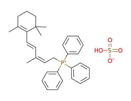 [(2E,4E)-3-methyl-5-(2,6,6-trimethyl-1-cyclohexenyl)penta-2,4-dienyl]-triphenyl-phosphanium sulfate