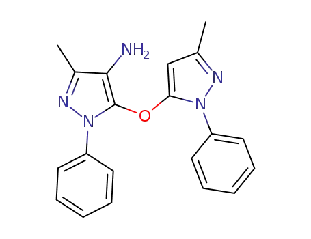 3-methyl-5-(3-methyl-1-phenyl-1H-pyrazol-5-yloxy)-1-phenyl-1H-pyrazol-4-amine