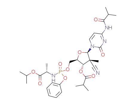 Molecular Structure of 1605283-84-8 (C<sub>31</sub>H<sub>42</sub>N<sub>5</sub>O<sub>10</sub>P)
