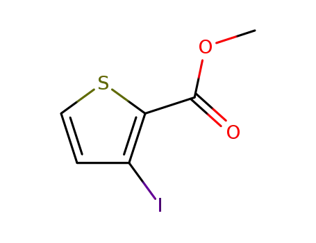 Molecular Structure of 62353-77-9 (3-Iodo-thiophene-2-carboxylic acid Methyl ester)
