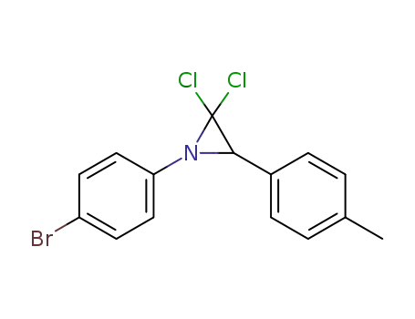 1-(4-bromophenyl)-2,2-dichloro-3-(4-methylphenyl)aziridine