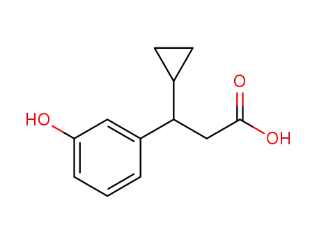 3-cyclopropyl-3-(3-hydroxyphenyl)propanoic acid