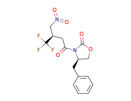 (4R)-4-benzyl-3-(4,4,4-trifluoro-3-(nitromethyl)butanoyl)oxazolidin-2-one