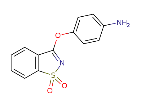 3-(4-aminophenoxy)benzo[d]isothiazole 1,1-dioxide