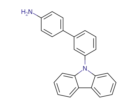 Molecular Structure of 1374759-84-8 (3'-(9H-carbazol-9-yl)-[1,1'-biphenyl]-4-amine)