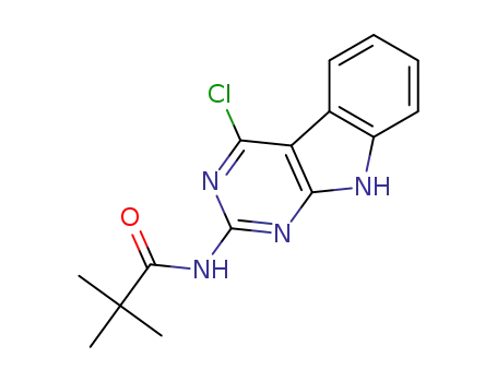 N-(4-chloro-9H-pyrimido[4,5-b]indol-2-yl)-2,2-dimethylpropanamide
