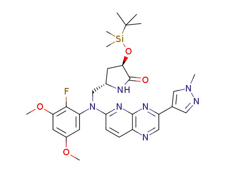 C<sub>30</sub>H<sub>38</sub>FN<sub>7</sub>O<sub>4</sub>Si