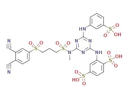 Molecular Structure of 1258496-73-9 (C<sub>27</sub>H<sub>24</sub>N<sub>8</sub>O<sub>13</sub>S<sub>5</sub>)